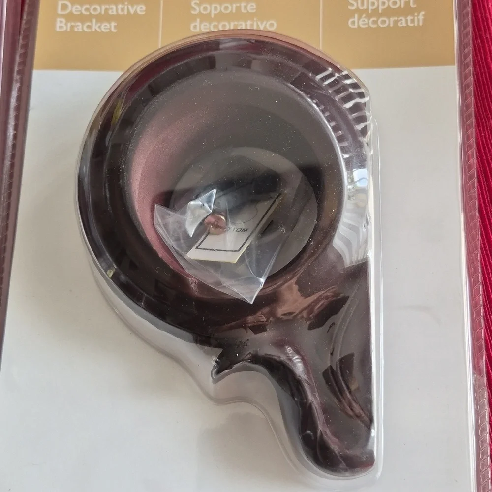 New 4 Levolor Calypso Sconce Swag Curtain Holder, Sealed